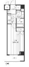 グランハイツ東新宿 422 間取り図
