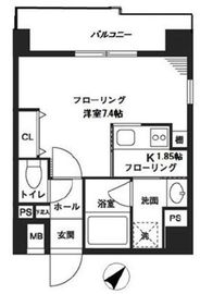 レジデンスみその 701 間取り図