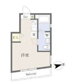 テラス恵比寿 302 間取り図