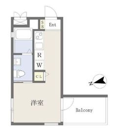 テラス恵比寿 104 間取り図