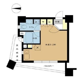 クオリア門前仲町 3階 間取り図