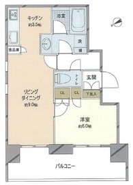 新宿グランドプラザ 10階 間取り図