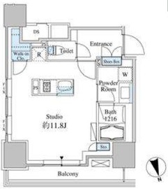 ベルファース芝浦タワー 201 間取り図