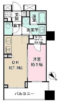 ザ・パークハウスアーバンス東五反田 11階 間取り図