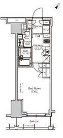 プラウドフラット東神田 303 間取り図