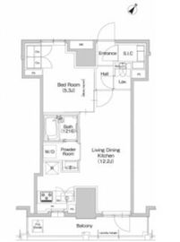 プラウドフラット東神田 502 間取り図