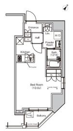 プラウドフラット東神田 503 間取り図