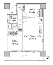 パークハビオ渋谷本町レジデンス 317 間取り図