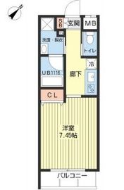 セブンズ白金高輪 102 間取り図