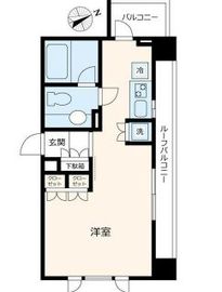 セントラル銀座 1305 間取り図