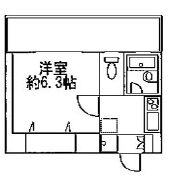 ヒューリックレジデンス参宮橋 609 間取り図