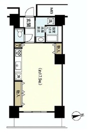 勝どきビュータワー 12階 間取り図