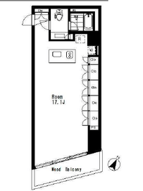 セルフィスタ渋谷 4階 間取り図