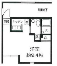 レジディア代々木 202 間取り図