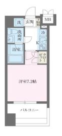 パシフィックレジデンス芝一丁目 805 間取り図