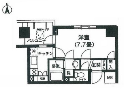 K's新中野 908 間取り図