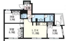 エスティメゾン浅草駒形 1302 間取り図