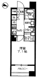 クオリアYZ恵比寿 5階 間取り図