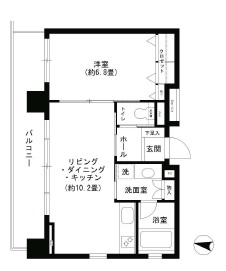 クリオ文京小石川 1505 間取り図