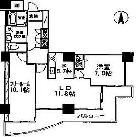 品川シーサイドビュータワー2 204 間取り図