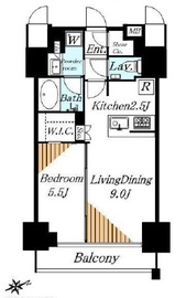 ダイレクトタワー池袋要町 7階 間取り図
