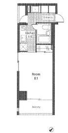 大都館 203 間取り図