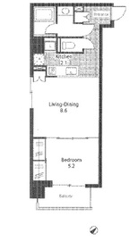 大都館 206 間取り図