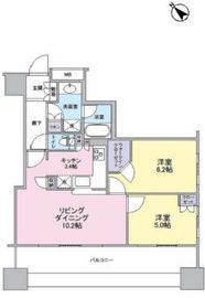 セントラルレジデンス シティタワー池袋 9階 間取り図