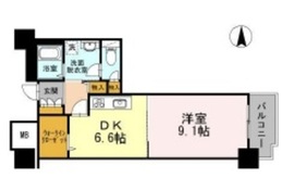 品川シーサイドビュータワー1 2705 間取り図