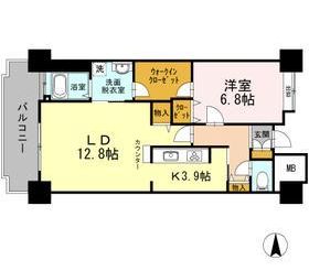 品川シーサイドビュータワー1 2914 間取り図