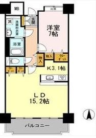 品川シーサイドビュータワー1 2211 間取り図