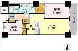 品川シーサイドビュータワー1 1903 間取り図