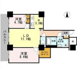 品川シーサイドビュータワー1 1019 間取り図