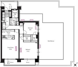 ブリリアイスト三軒茶屋 i715 間取り図