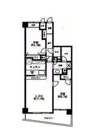 シルフィード南平台 5階 間取り図