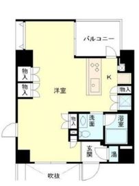 ベルメゾン芝 604 間取り図