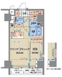 リヴシティ日本橋ネクステシア 8階 間取り図