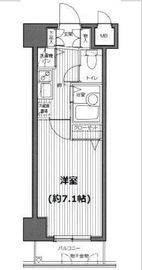 ガラ・ステージ麻布十番 5階 間取り図