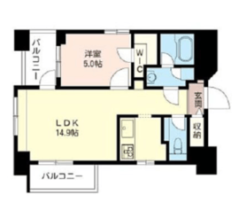 エスティメゾン恵比寿2 501 間取り図