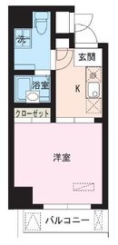 レジディア大井町 1104 間取り図