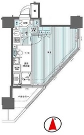 フェニックス西参道タワー 3階 間取り図