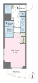アジールコート西新宿 1001 間取り図