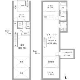 パークジオ学芸大学 103 間取り図