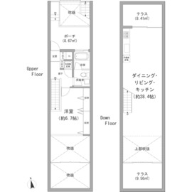 パークジオ学芸大学 106 間取り図