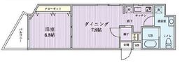 S-FORT入谷 801 間取り図