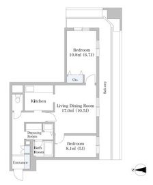 港南ハイツ 1209 間取り図