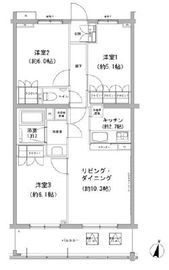 ヒューリックコート雪が谷 308 間取り図