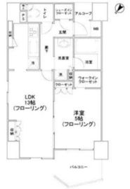 LaSante五反田 1401 間取り図