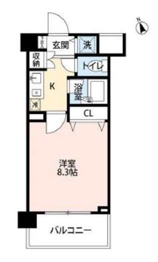 シティベース桜丘 3階 間取り図