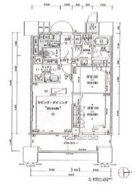 パークシティ大崎 ザ タワー 29階 間取り図